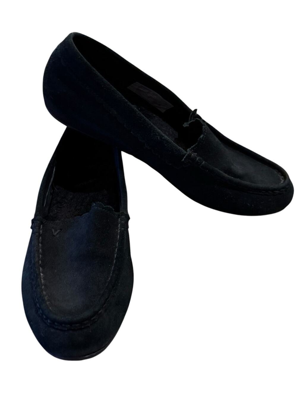 Vionic Mckenzie Women’s Size 10 Black Suede Moccasin Loafers